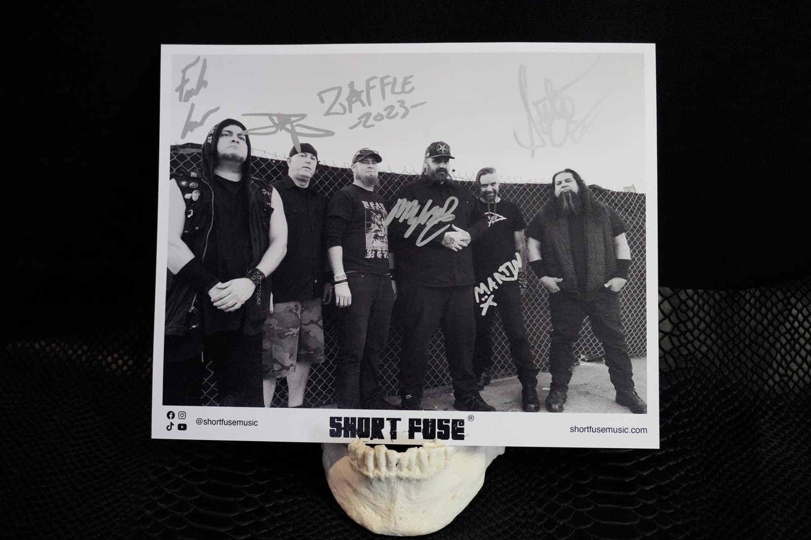 Signed Press Photo